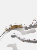 BaubleBar White - Disney hoop earrings