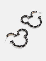 BaubleBar Black - Disney hoop earrings