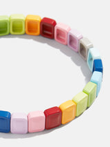 BaubleBar Gabrielle Bracelet - Rainbow - Beaded stretch bracelet