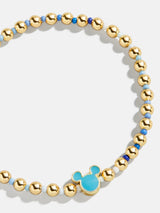 BaubleBar Blue Ombre - Disney gold beaded stretch bracelet