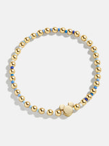 BaubleBar Blue Ombre - Disney gold beaded stretch bracelet