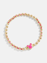 BaubleBar Pink Ombre - Disney gold beaded stretch bracelet