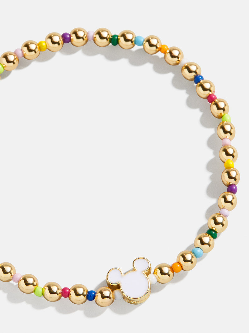 BaubleBar Multi - Disney gold beaded stretch bracelet