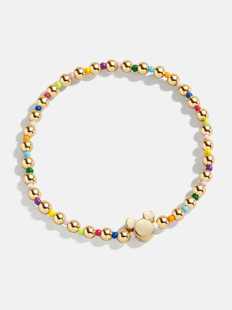 BaubleBar Multi - Disney gold beaded stretch bracelet
