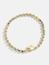 BaubleBar Blue Ombre - Disney gold beaded stretch bracelet