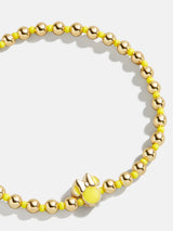 BaubleBar Yellow - Disney gold beaded stretch bracelet