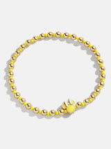BaubleBar Yellow - Disney gold beaded stretch bracelet