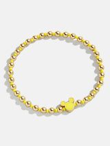BaubleBar Yellow - Disney gold beaded stretch bracelet