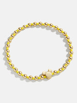 BaubleBar Yellow - Disney gold beaded stretch bracelet