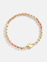 BaubleBar Pink Ombre - Disney gold beaded stretch bracelet