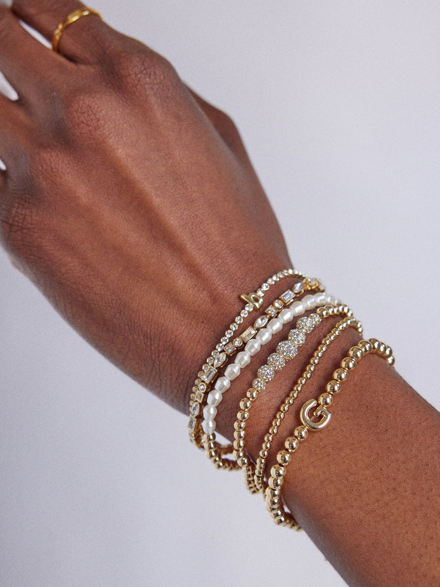 Pippa Pisa Bracelet - Gold/Pearl