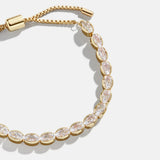 Bridget Cubic Zirconia Tennis Bracelet - Oval