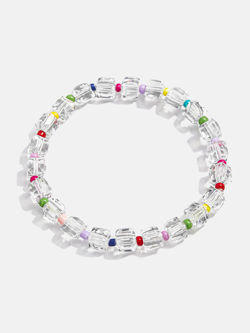 BaubleBar Shiloh Glass Bead Bracelet - Squared - Beaded stretch bracelet