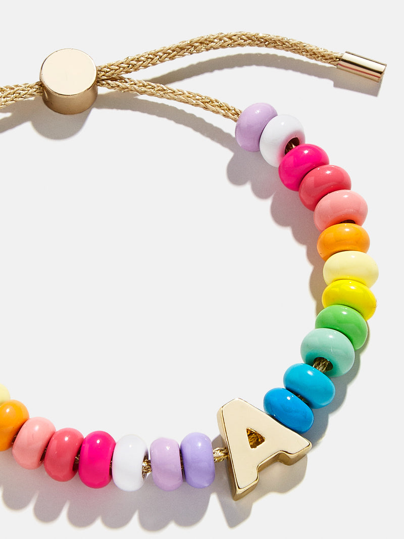 BaubleBar Initial Beaded Slider Bracelet - Multi - Get an extra 30% off sale styles. Discount applied in cart​