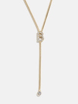 BaubleBar B - 
    Initial pendant necklace
  

