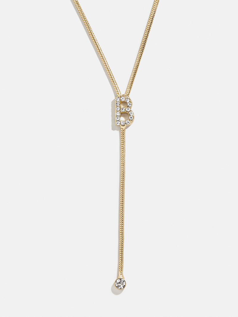 BaubleBar B - 
    Initial pendant necklace
  
