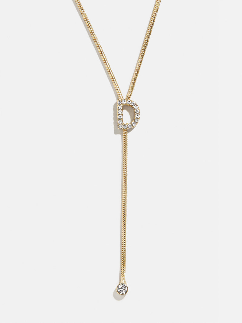 BaubleBar D - 
    Initial pendant necklace
  
