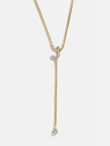 BaubleBar J - 
    Initial pendant necklace
  
