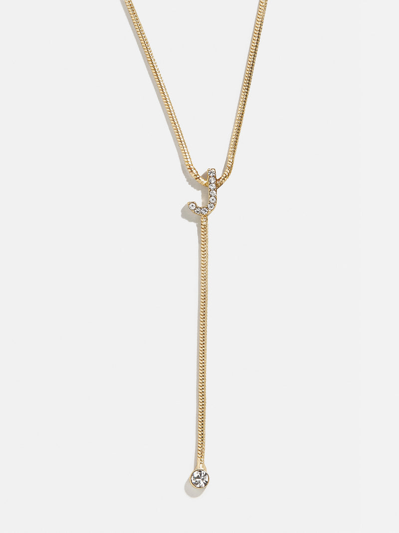 BaubleBar J - 
    Initial pendant necklace
  
