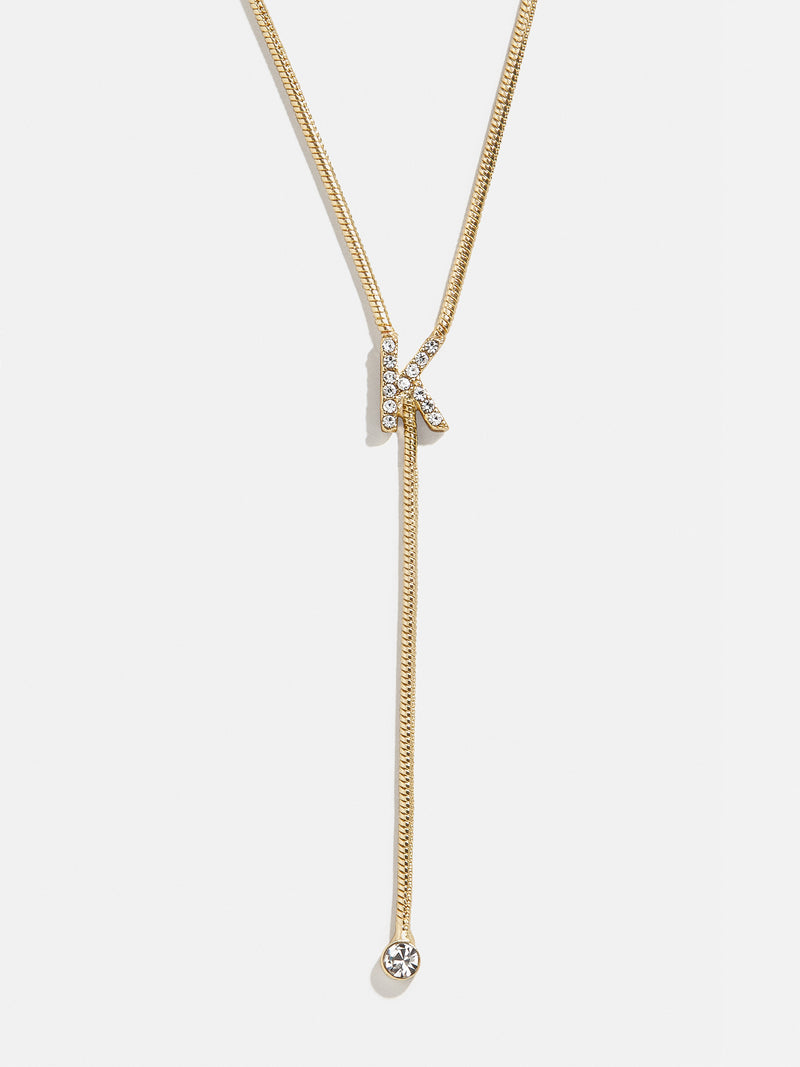 BaubleBar K - 
    Initial pendant necklace
  
