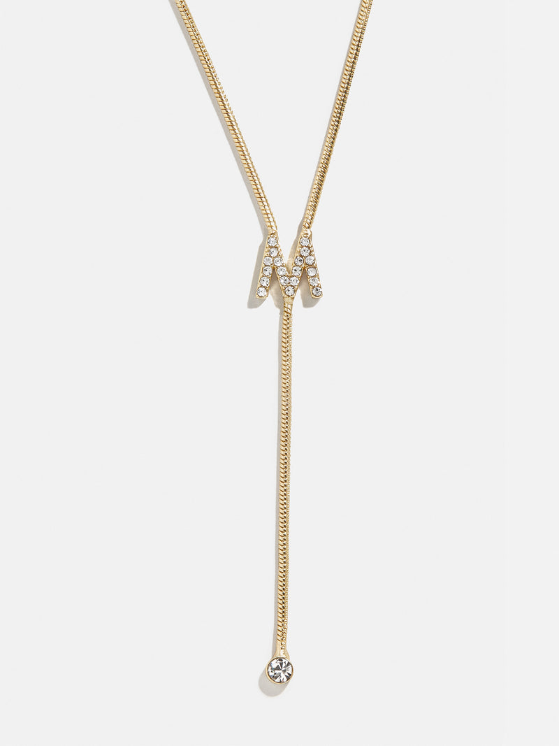 BaubleBar M - 
    Initial pendant necklace
  
