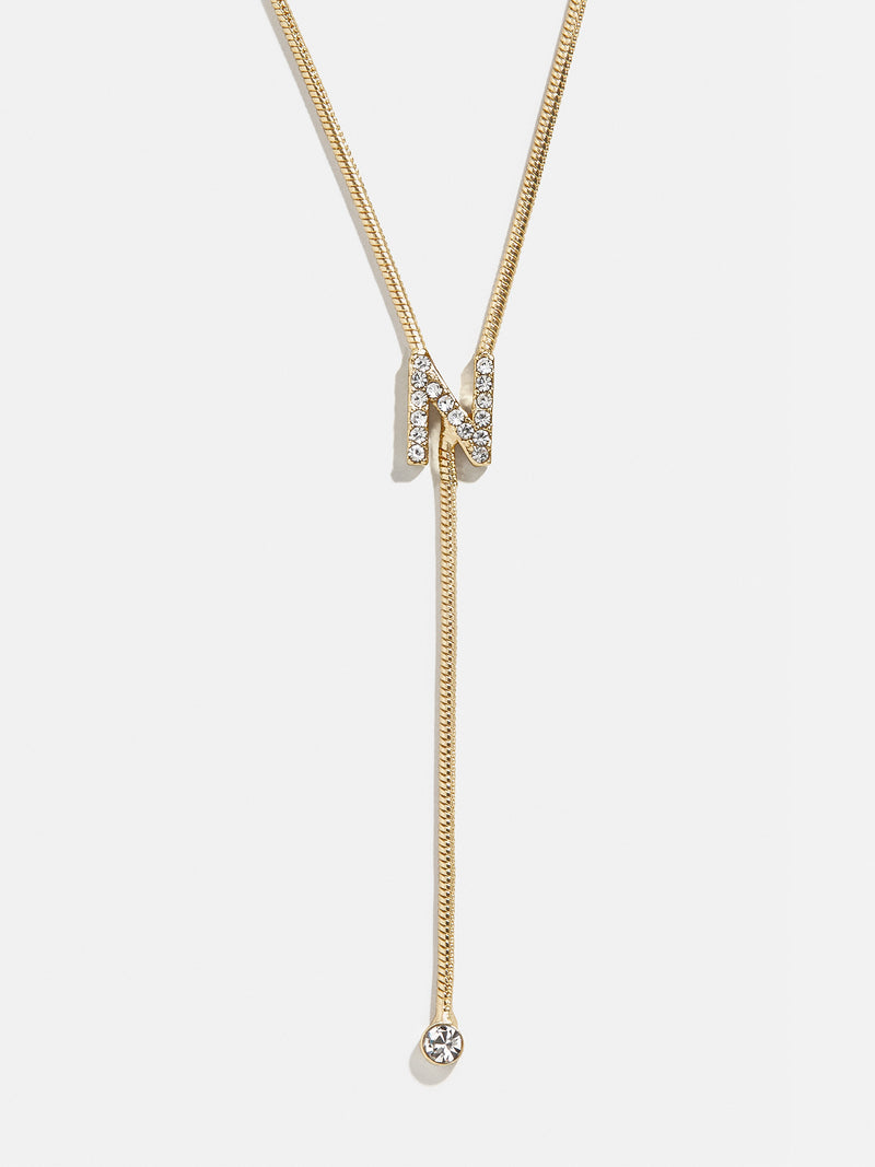 BaubleBar N - 
    Initial pendant necklace
  
