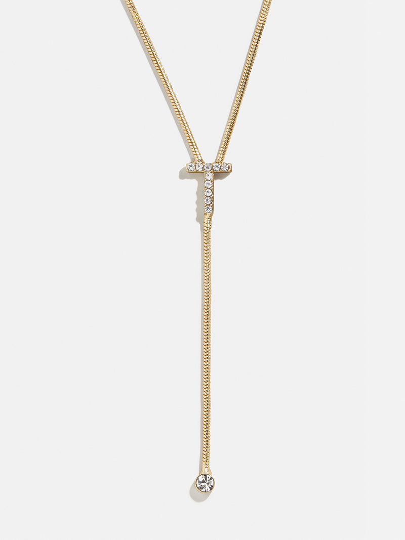 BaubleBar T - 
    Initial pendant necklace
  
