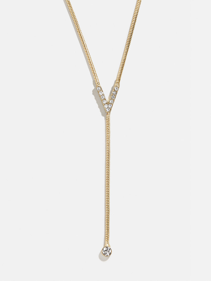 BaubleBar V - 
    Initial pendant necklace
  
