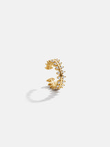 BaubleBar Victoria 18K Gold Ear Cuff - Gold/Pavé - 
    18K gold plated sterling silver, Cubic Zirconia stones
  
