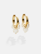 BaubleBar Emily 18K Gold Earrings - Pearl - Get Gifting: Enjoy 20% Off​