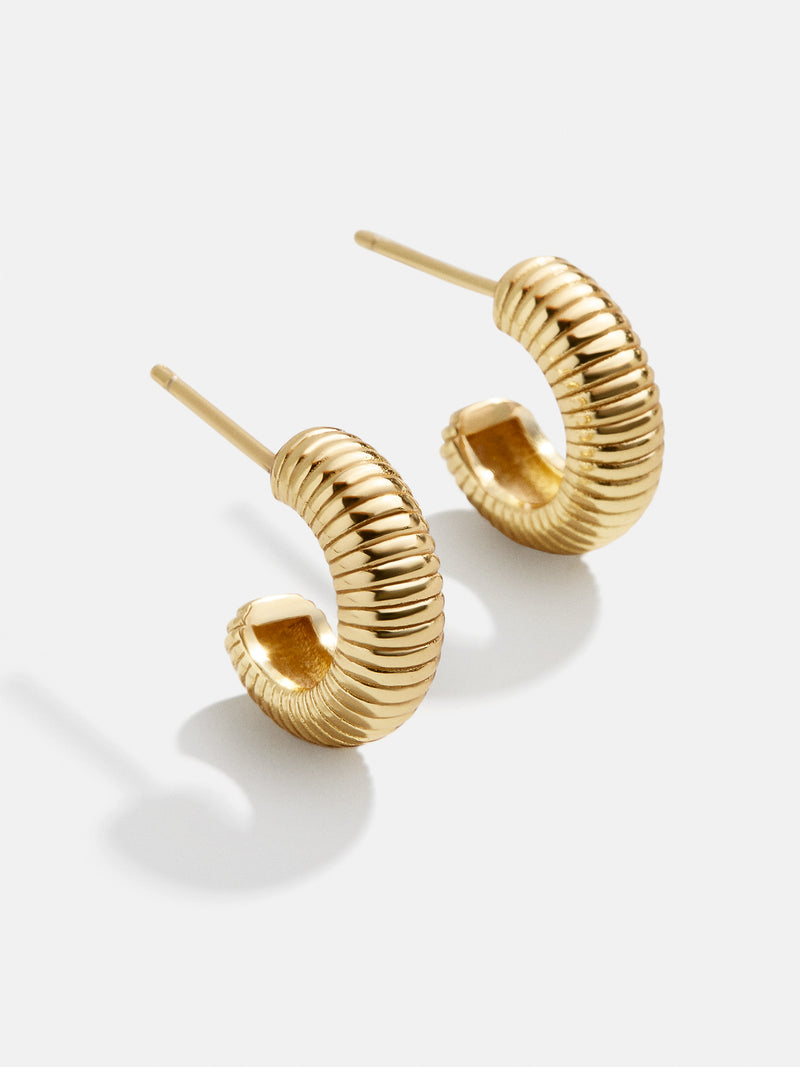 BaubleBar Leanna 18K Gold Earrings - Gold - Get an extra 20% off sale styles. Discount applied in cart 