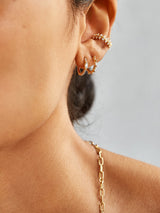 BaubleBar Eden 18K Gold Earrings - 18K Gold Plated Sterling Silver, Cubic Zirconia stones