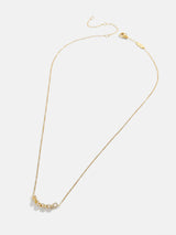 BaubleBar Heidi 18K Gold Necklace - 18K Gold Plated Sterling Silver, Cubic Zirconia stones