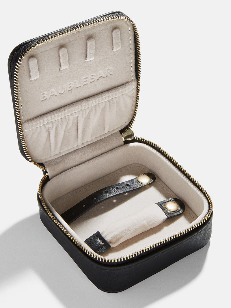 BaubleBar Square Jewelry Storage Case - Black - Get Gifting: Enjoy 20% Off​