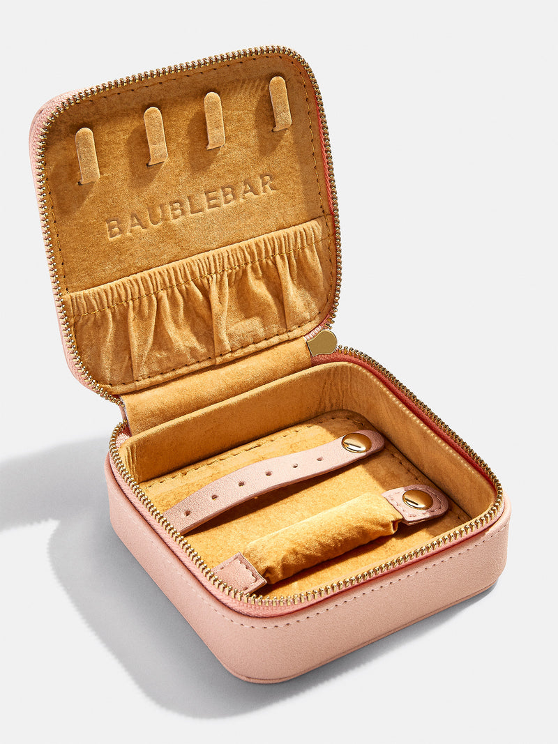 BaubleBar Square Jewelry Storage Case - Pink - Travel Case - Offered in three colors