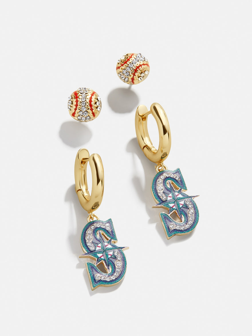 MLB Earring Set - Seattle Mariners