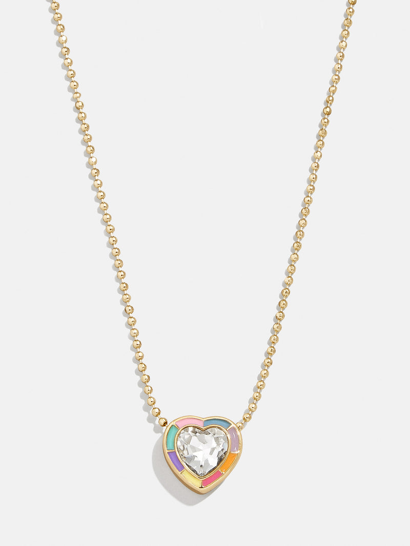 BaubleBar Multi - Kids' heart necklace