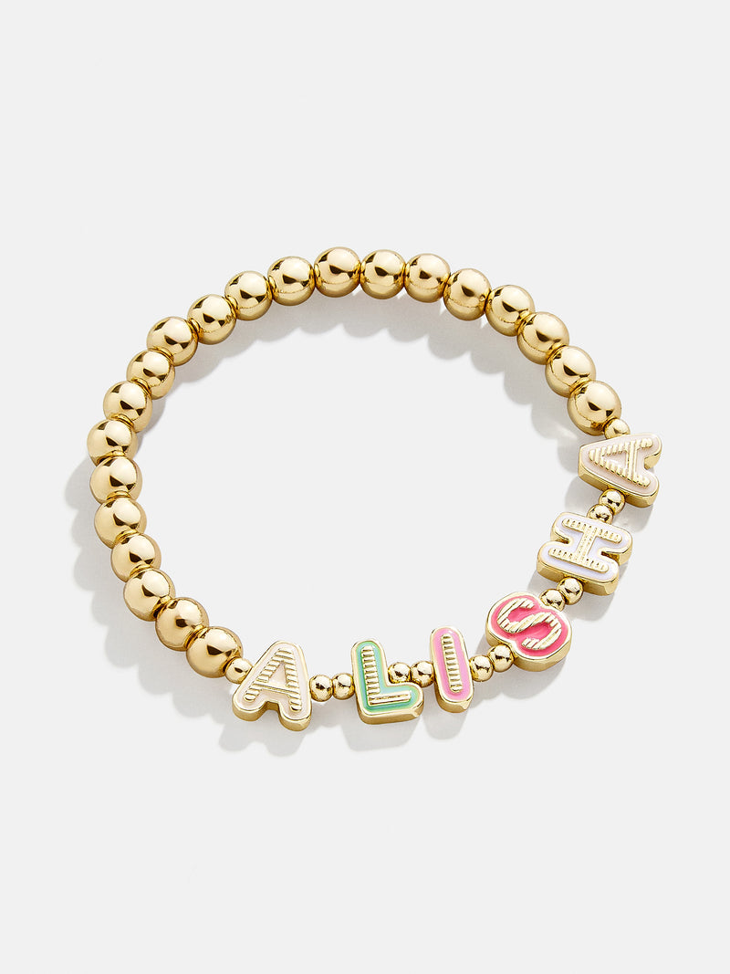 BaubleBar Kids' Custom Pisa Bracelet - Kids' Size Rainbow Enamel - 
    Customizable bracelet
  
