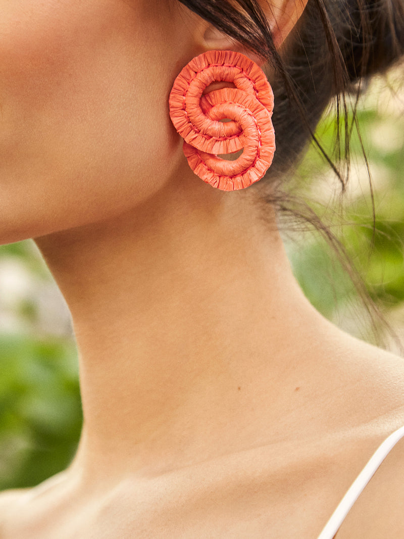BaubleBar Rochelle Earrings - Orange - Get an extra 20% off sale styles. Discount applied in cart 