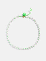 BaubleBar Green/Pearl - Pearl statement necklace