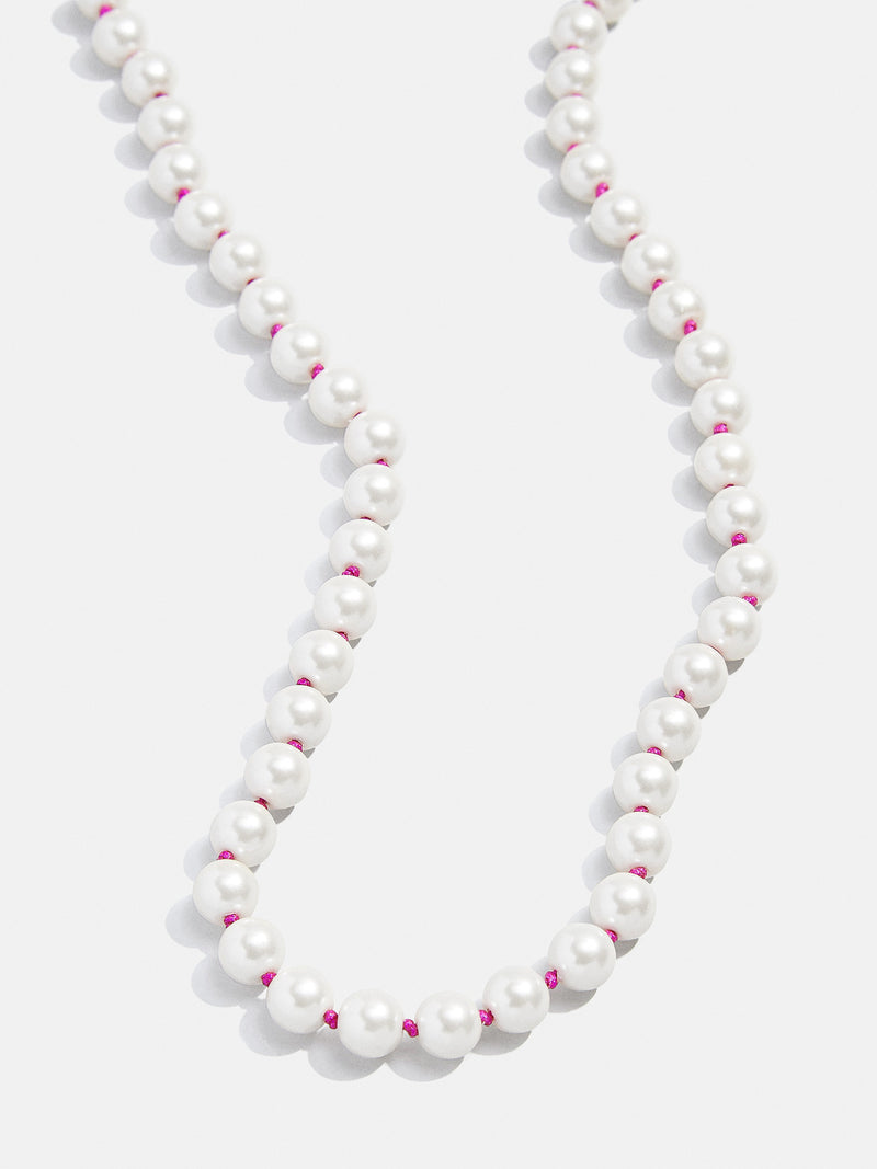 BaubleBar Hot Pink/Pearl - Pearl statement necklace