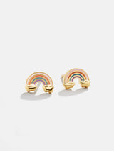 BaubleBar Over the Rainbow 18K Gold Kids' Earrings - 18K Gold Plated Sterling Silver