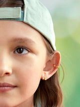 BaubleBar Over the Rainbow 18K Gold Kids' Earrings - 18K Gold Plated Sterling Silver