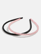 BaubleBar Pink/Black - 
    Two kids' headbands
  
