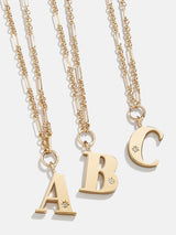 BaubleBar Gold & Crystal Initial Necklace - Gold - 
    Take an EXTRA 20% Off Sale - This Week Only
  
