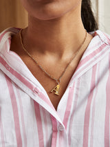 BaubleBar Gold & Crystal Initial Necklace - Gold - 
    Take an EXTRA 20% Off Sale - This Week Only
  
