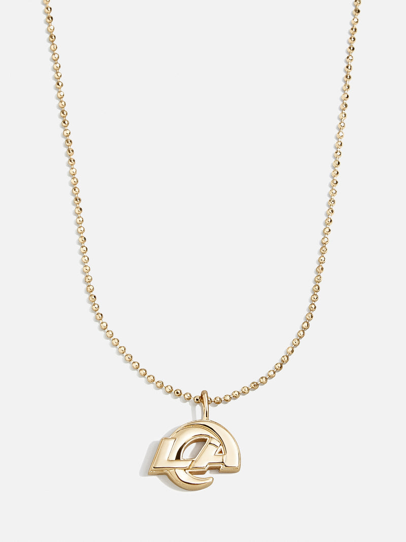 BaubleBar Los Angeles Rams NFL Charm Necklace - Los Angeles Rams - NFL pendant necklace