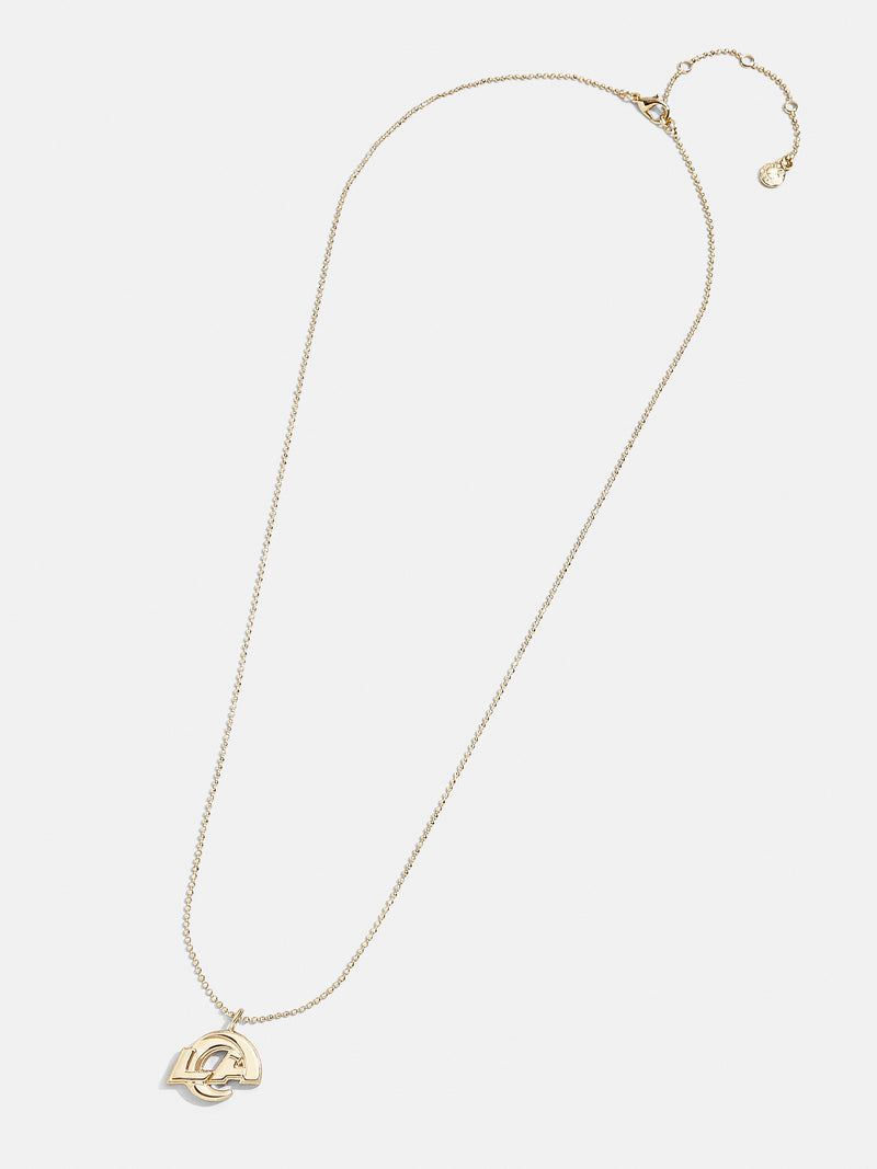 BaubleBar Los Angeles Rams NFL Charm Necklace - Los Angeles Rams - NFL pendant necklace