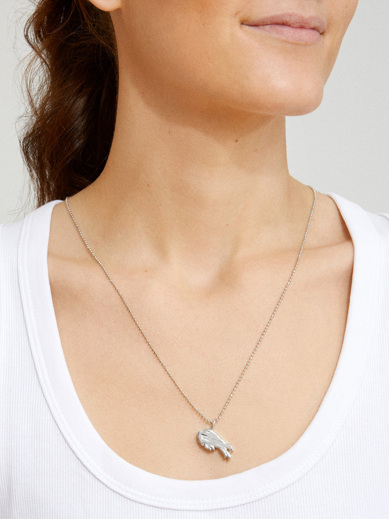 BaubleBar Buffalo Bills NFL Charm Necklace - Buffalo Bills - NFL pendant necklace