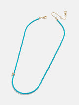 BaubleBar Turquoise Semi-Precious Initial Necklace - Turquoise - 
    Semi-precious initial necklace
  
